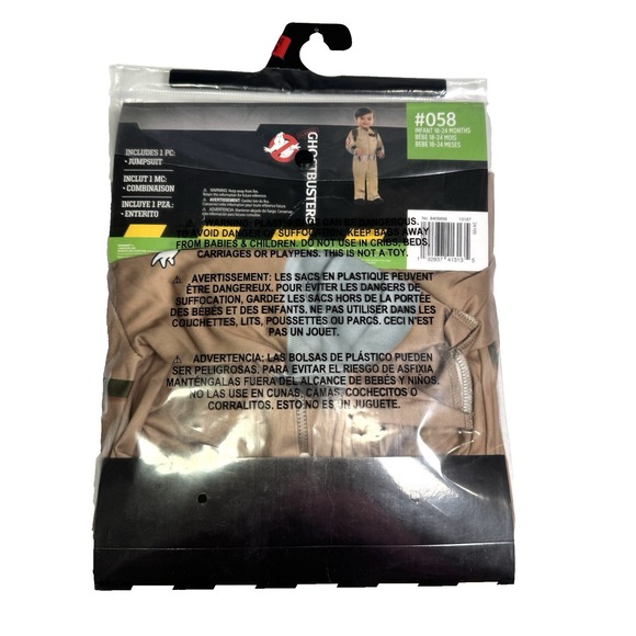 Ghostbusters, Halloween Costume Jumpsuit for Baby Infant 18-24‎ Months Unisex - Picture 4 of 4